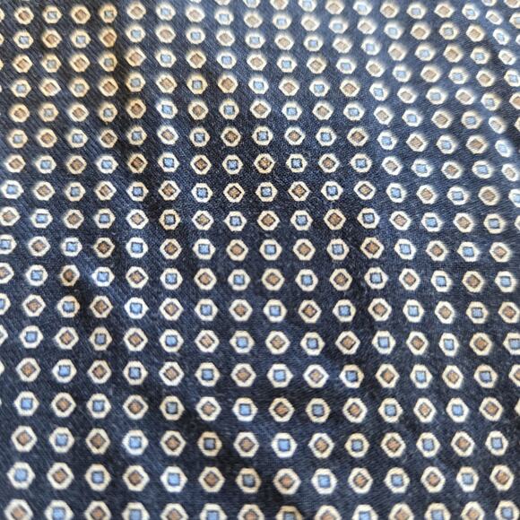 Rodd Gunn Sport Fit Italian Woven Long Sleeve Button Up Shirt Mens Medium Blue - Picture 5 of 12